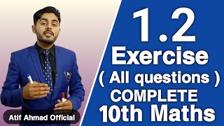 Exercise 12 class 10 complete  10th class maths chapter 1 exercise 12  ex 12 matric part 1 [upl. by Fianna]