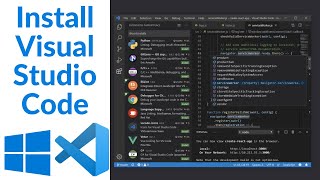 How to Install Visual Studio Code VSCode on Windows 10 [upl. by Nothsa72]