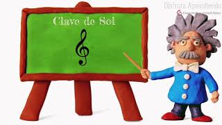 EL PENTAGRAMA Y LA CLAVE DE SOL [upl. by Ecyarg]