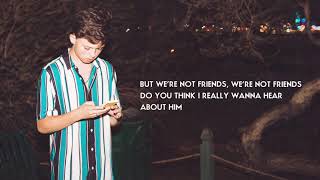 Jacob Sartorius  Were Not Friends Official Lyric Video [upl. by Hameerak]