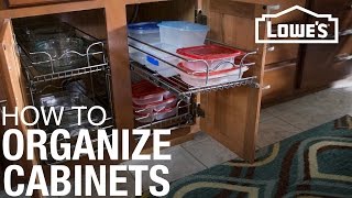 How to Install Cabinet Organizers [upl. by Kippie]