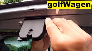 Skoda Octavia 2 tailgate lock replacement [upl. by Dilaw]