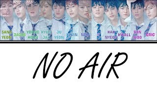 Color Coded Lyrics THE BOYZ 더보이즈  No Air HanRomEng [upl. by Annah]