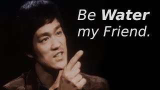 Colorized Bruce Lee  Be Water My Friend [upl. by Id]