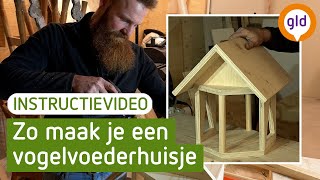 Vogelvoederhuis maken Bekijk deze DIY video [upl. by Analihp455]