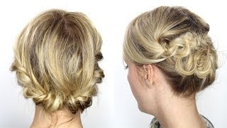 Tutoriel coiffure facile cheveux milongscourts [upl. by Ingemar909]