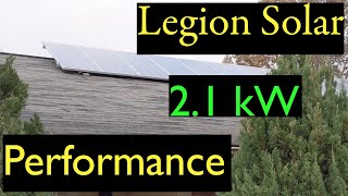 Legion Solar 21 kW System Performance [upl. by Ailbert377]