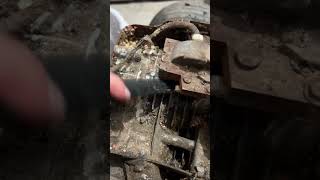 🐭🐭🐭 Barn Find Motor Cleanup Step 1 DeMousing 🐁 [upl. by Netsryk]