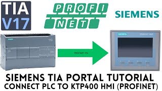 Siemens KTP400 connection and programming tutorial [upl. by Ymorej]