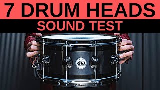 1 Snare 7 Drum Heads Sound Comparison [upl. by Raab432]