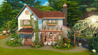 Earthy Family Farm House  no cc The Sims 4 Speed Build [upl. by Wharton]