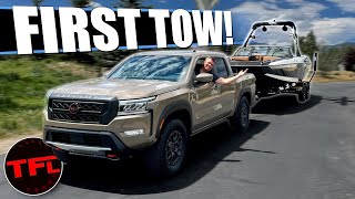 Is the New 2022 Nissan Frontier Better at Towing Than Ever Before [upl. by Latini]