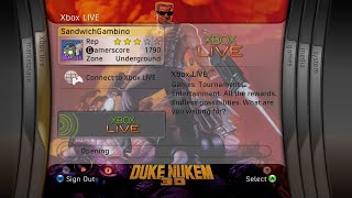 Duke Nukem 3D  Xbox 360 Blades Dashboard Theme [upl. by Mariko]