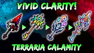 Vivid Clarity Staff Powerful Terraria Calamity Weapon Auric Tesla Mage Class Loadout  Setup [upl. by Lovich]