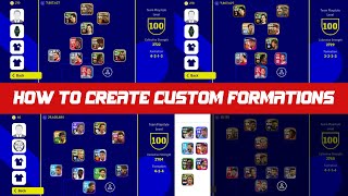 How to Customize Any Formation Like 42441144213 Using Your Pc Or PlayStation to Mobile [upl. by Ricky]