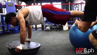 Manny Pacquiao Strength Workout [upl. by Neral]