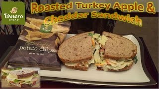 Panera Bread Roasted Turkey Apple amp Cheddar Sandwich [upl. by Ayoted]