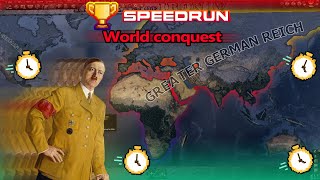 HOI4 Germany world conquest speed run [upl. by Nacim]