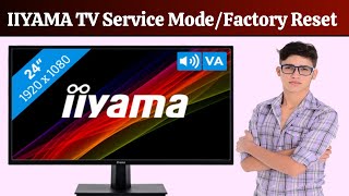 How To Factory Reset Iiyama LED TV and Access Service Mode [upl. by Stark]