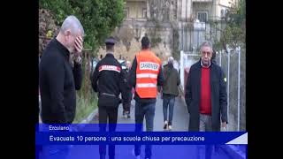 Ercolano forte esplosione evacuate 10 persone per precauzione [upl. by Siravart691]