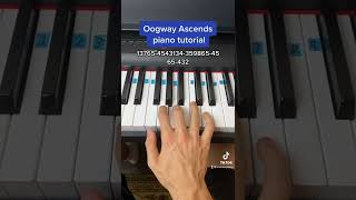 Oogway Ascends easy piano tutorial [upl. by Hgieliak204]