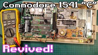 Diagnosis and repair of a 1541 floppy drive that cant read disks [upl. by Akinod]