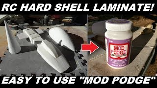 RC Foam Airplane Laminate Hardener Mod Podge [upl. by Jannel341]