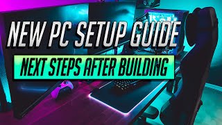 What To Do After Youve Built Your Gaming PC How To Setup Your Gaming PC Setup Guide 2020 [upl. by Livingstone]