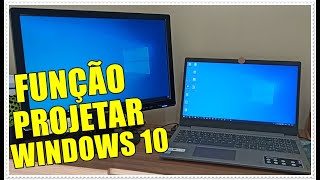 Como Usar Função PROJETAR e Conectar Um Segundo Monitor no Windows 10 Da Forma Correta [upl. by Nonez]