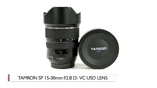 HandsOn Review Tamron  SP 1530mm f28 Di VC USD Lens [upl. by Laurin]