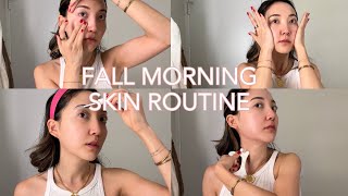 My Fall Morning Skincare Routine 🧡 30s amp glowing [upl. by Viola835]