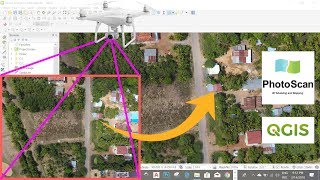 How to make money with drone imagesOrthophoto with photoscanpoint cloud gisphotogrammetry [upl. by Hairakcaz754]