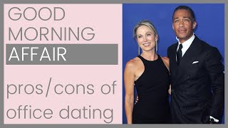 GOOD MORNING AMERICA AFFAIR The Pros amp Cons Of Dating A Coworker  Shallon Lester [upl. by Noyerb]