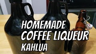 How to make Homemade Coffee Liqueur  Kahlua  Easy recipe [upl. by Llesig422]