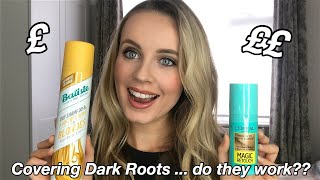 Covering Dark Roots  L’Oreal Paris Magic Retouch vs Batiste Comparison and Review  Katie Power [upl. by Llerrot819]