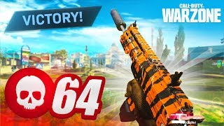 NEW RECORD 64 KILL GAME in CoD WARZONE Best Classes  Loadouts [upl. by Maximilian567]