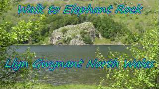 Llyn Gwynant Snowdonia North Wales UK  Walk to Elephant Rock [upl. by Pascoe]