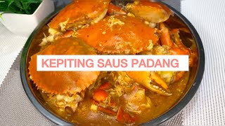 KEPITING SAUS PADANG  RESEP SEDERHANA [upl. by Damalus]