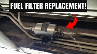 How To Replace A Fuel Filter On A GMC Sierra amp Chevy Silverado [upl. by Lamarre]