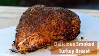 Smoked Turkey Breast  Masterbuilt Gravity Series [upl. by Auehsoj]