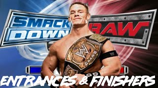 WWE Smackdown vs Raw 2007 Entrances amp Finishers John Cena [upl. by Nailimixam]