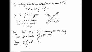 Linear Algebra 36 Eigenapplications 2 Ellipses [upl. by Amaj640]