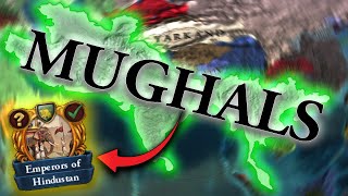 MUGHALS are a CONQUERING Machine Eu4 135 Mission Tree Only [upl. by Lundt]