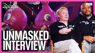 Unmasked Interview The Beets Clay Aiken amp Ruben Studdard  Season 11  The Masked Singer [upl. by Ethelinda]