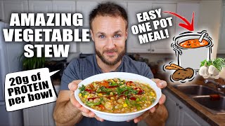 Healthy Veggie Stew Recipe 🍲 Easy One Pot Meal [upl. by Rycca875]