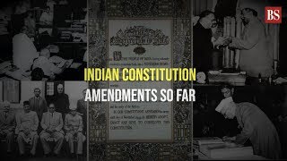 Indian Constitution Key Amendments So Far [upl. by Anastos]