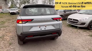 New Maruti Brezza 2022 LXI Base Model Review [upl. by Kunz]