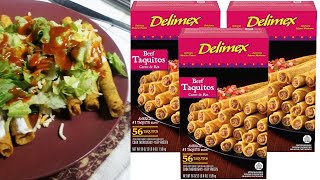 How to Dress Delimex Beef Taquitos CornMY way [upl. by Hy]