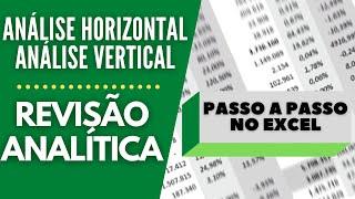 REVISÃO ANALÍTICA  Análise Horizontal e Vertical do Balanço  Analisando as variações [upl. by Flossie288]