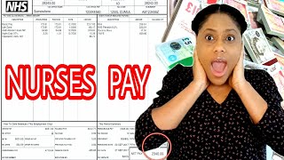 NHS Nurse Pay explained  What I get Paid As A Top Band 6 NHS Nurse [upl. by Mackler40]